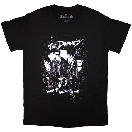 The Damned - Young Hot Loud & Stiff - Black T-shirt