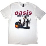 Oasis - Cigarettes & Alcohol Illustration - White t-shirt