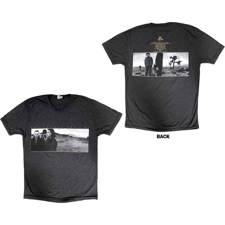 U2 - Joshua Tree 2017 Tour Dates - Black Heather t-shirt