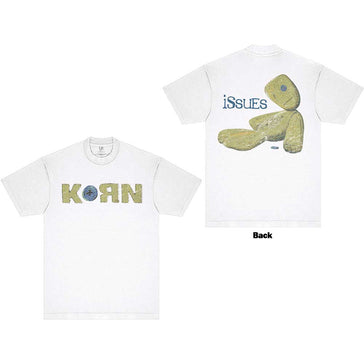 Korn - Doll Issues with Back Print - White t-shirt