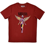 Nirvana - Kurt Cobain - In Utero - Red t-shirt