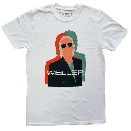 Paul Weller -Illustration Offset - White T-shirt