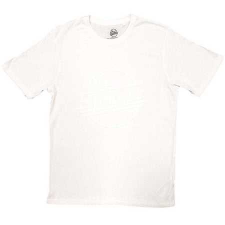 The Strokes - OG Magna Hi Build Logo - White t-shirt