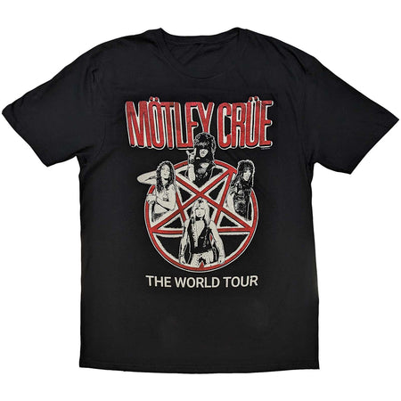 Motley Crue - Vintage World Tour - Black t-shirt