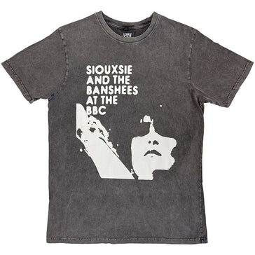 Siouxsie & The Banshees - At The BBC- Charcoal Grey Stone Wash t-shirt