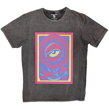 Primal Scream - Psychedelic Eye - Charcoal Grey Stone Wash t-shirt