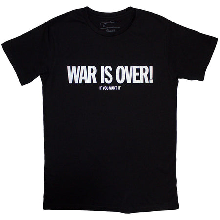John Lennon - War Is Over - Black T-shirt