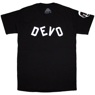 Devo - Booji Boy - Sleeve Print - Black t-shirt