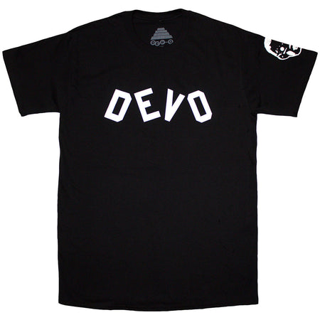 Devo - Booji Boy - Sleeve Print - Black t-shirt