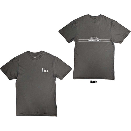 Blur - Pocket Blur/Parklife - Charcoal Grey t-shirt