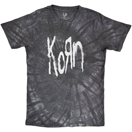 Korn - Spider Glitch - Black Dye Wash t-shirt