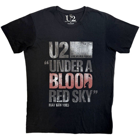 U2 - Blood Red Sky Live - Black Carbon t-shirt
