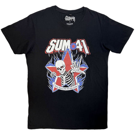 Sum 41 - All Killer No Filler Skeleton - Black Carbon t-shirt