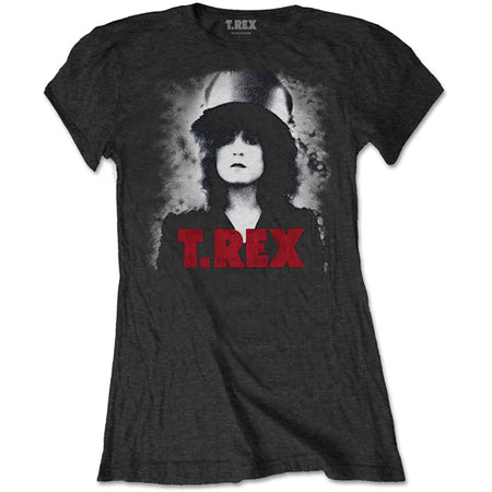 T.Rex Marc Bolan - The Slider - Ladies Junior Black t-shirt