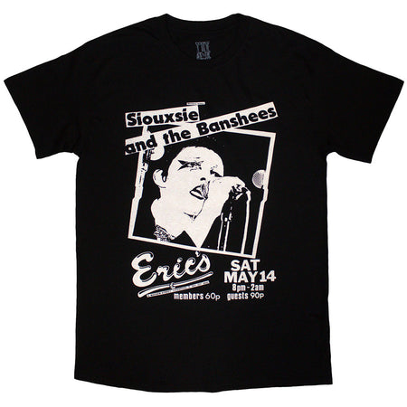 Siouxsie & The Banshees - Eric's - Black t-shirt