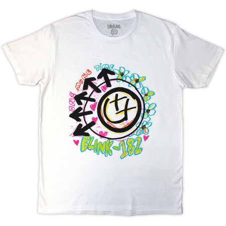 Blink 182 - Crayon - White t-shirt