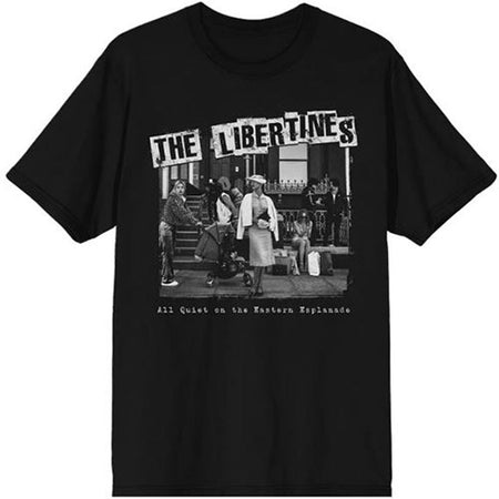The Libertines - AQONTEE Album Black & White - Black t-shirt