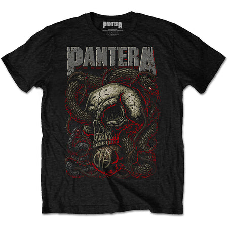 Pantera - Serpent Skull - Black T-shirt