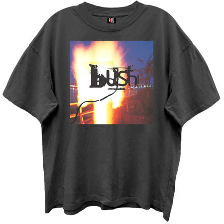 Bush - Razorblade Suitcase - Black Enzyme Wash Retro Style t-shirt