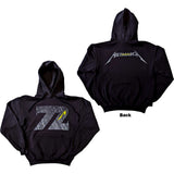 Metallica - 72 Seasons Charred Logo w/backprint - Black Hooded Sweatshirt