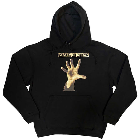 System Of A Down - Hand - Black Hooded Sweatshirt