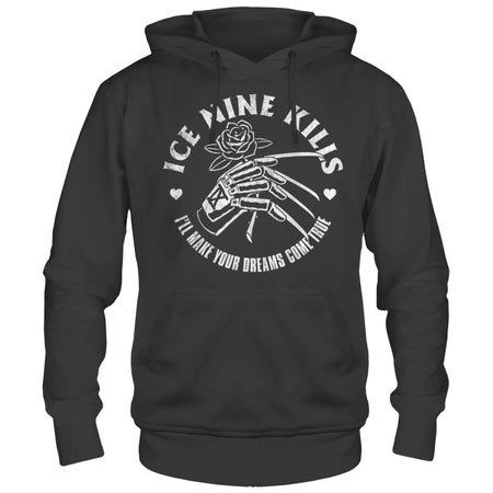 Ice Nine Kills - Dreams Come True - Black Heather Hooded Sweatshirt