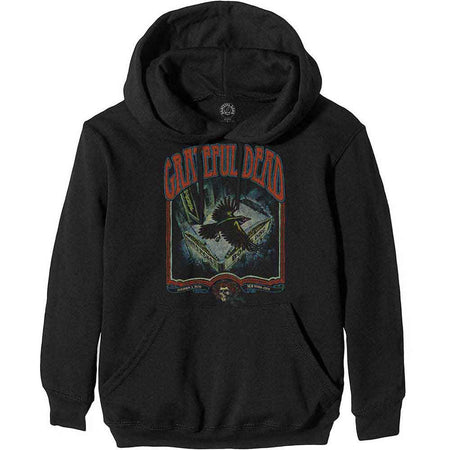 Grateful Dead - Vintage Poster- Pullover Black Hooded Sweatshirt
