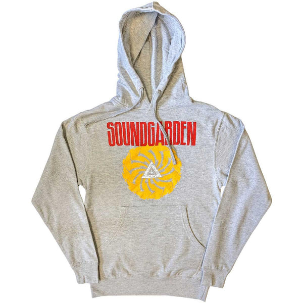 Soundgarden - Badmotorfinger V1- Pullover Grey Hooded Sweatshirt