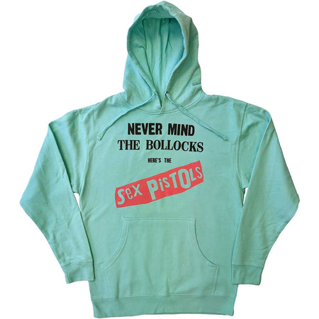 Sex Pistols - Never Mind The Bollocks Original LP - Pullover Green Hooded Sweatshirt