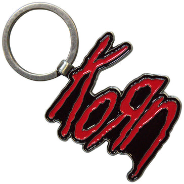 Korn - Red Logo - Metal Keychain