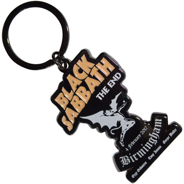 Black Sabbath - The End - Metal Keychain