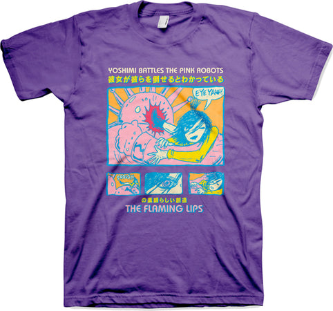 The Flaming Lips - Yoshimi - Purple t-shirt
