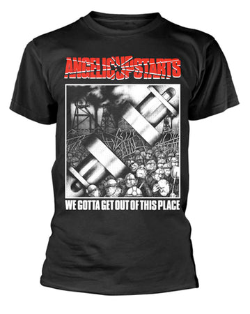 Angelic Upstarts - We Gotta Get Out Of This Place - Black t-shirt
