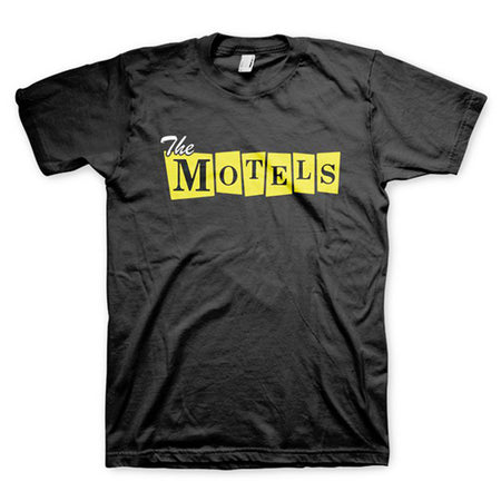The Motels - Cut Out Logo - Black t-shirt