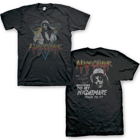Alice Cooper - Triangle Bats - Black t-shirt