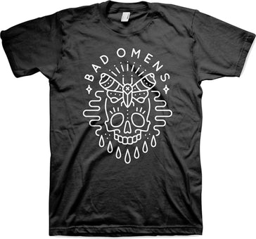 Bad Omens - Skull Moth - Black t-shirt