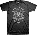 Bad Omens - Skull Moth - Black t-shirt