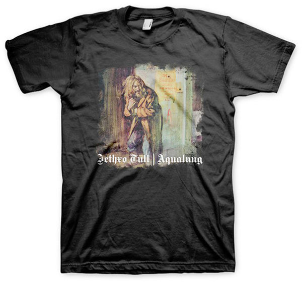 Jethro Tull Aqualung Black tshirt burning airlines