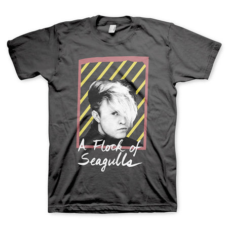 A Flock Of Seagulls - Neon - Black t-shirt