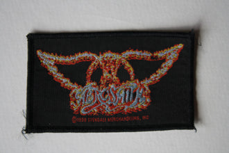 RARE VINTAGE Aerosmith Logo small sew on patch