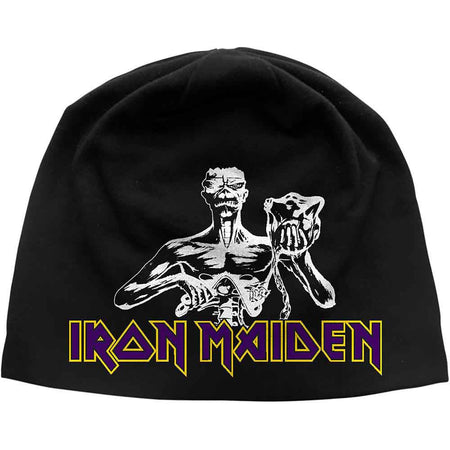 Iron Maiden - Seventh Son - Black OSFA Beanie Ski Cap