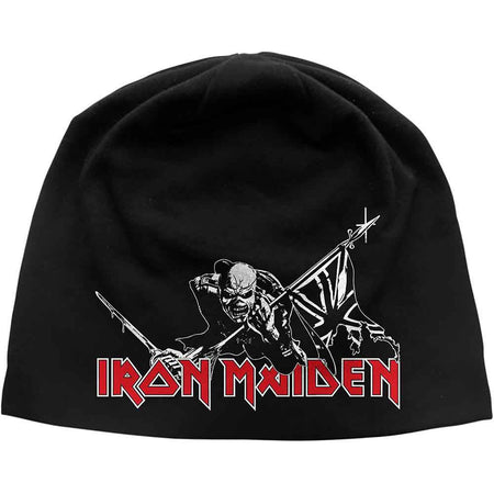 Iron Maiden - The Trooper - Black OSFA Beanie Ski Cap