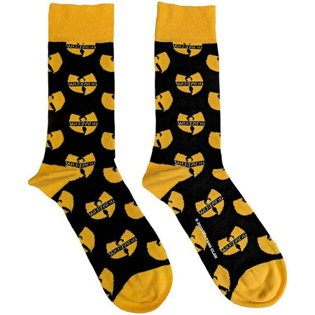 Wu Tang Clan - Logo Repeat - Black Socks