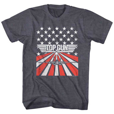 Top Gun - Stars & Stripes - Navy Heather t-shirt