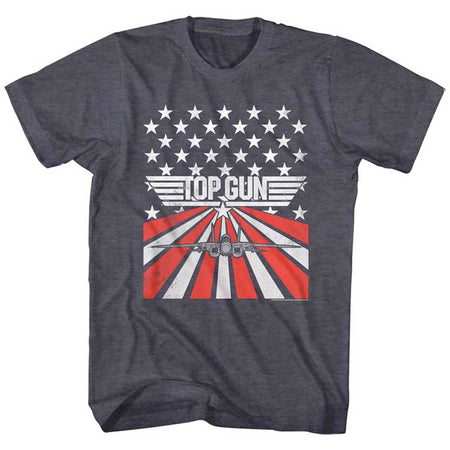 Top Gun - Stars & Stripes - Navy Heather t-shirt