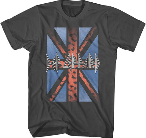 Def Leppard  - Leopard Flag 2 - Smoke t-shirt