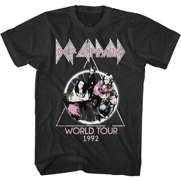Def Leppard - Adrenalize 1992 World Tour - Black t-shirt