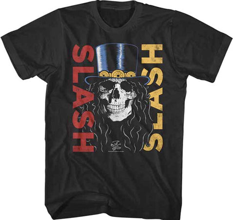Slash - Double Slash Skull - Black t-shirt