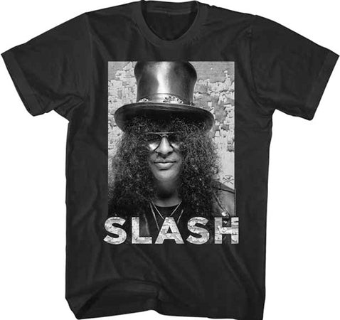 Slash - Portrait Name - Black t-shirt