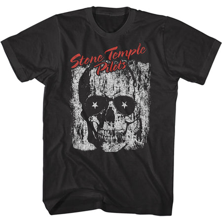 Stone Temple Pilots - Skull Sunglasses - Black t-shirt